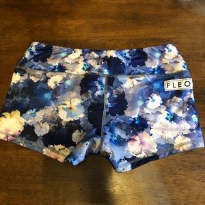 FLEO Sweet Heat Flora Workout Shorts